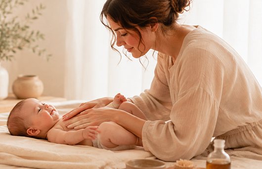 Le massage bébé