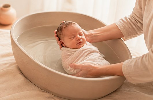 Le bain enveloppé